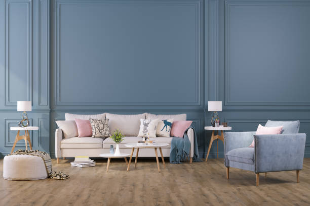 istock Decorative background for home, office and hotel. Modern interior design 1177361297