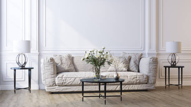 istock Decorative background for home, office and hotel. Modern interior design 1177361303