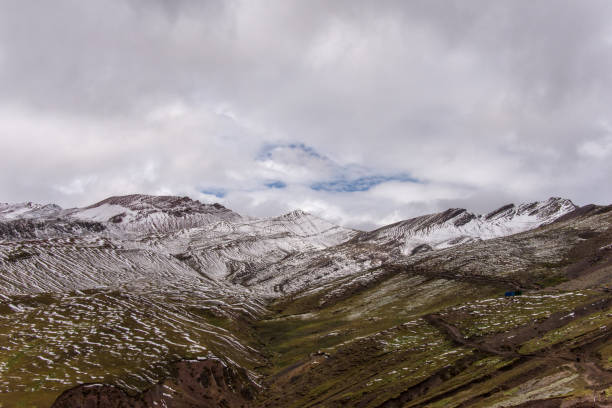 istock Snow covered Rainbow Mountain and Surroundings (Peru) 1177363991