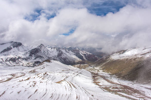 istock Snow covered Rainbow Mountains and Surroundings (Peru) 1177364765