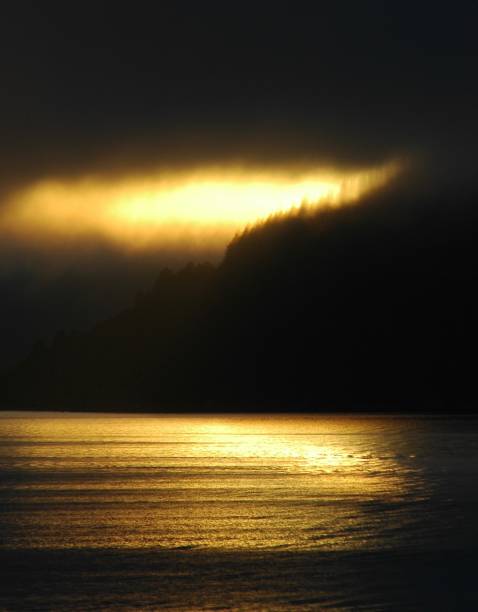 river at dawn