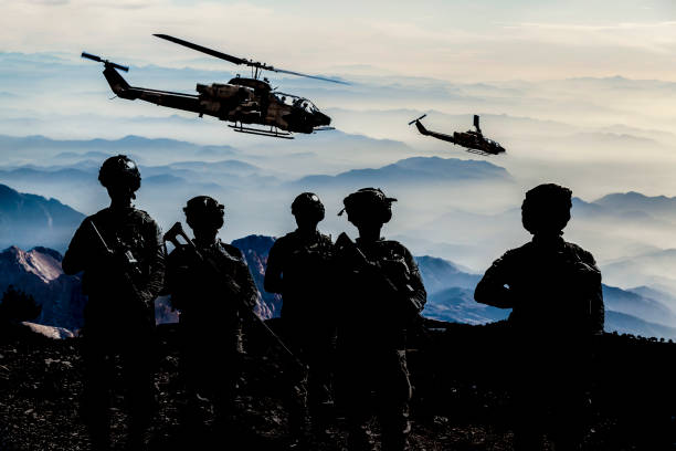 istock Military Mission at dusk 1177376509