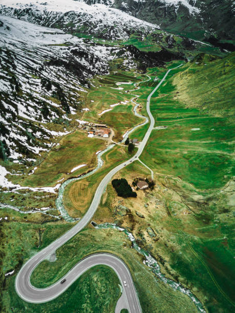 istock julier pass road in switzerland 1177378173
