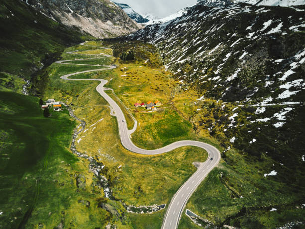 istock julier pass road in switzerland 1177378193