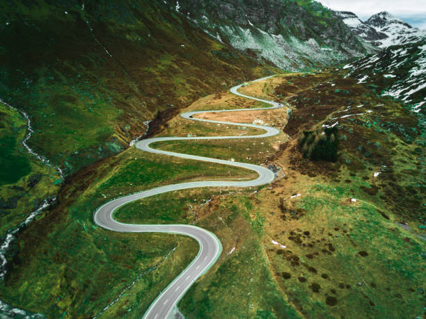 istock julier pass road in switzerland 1177378229