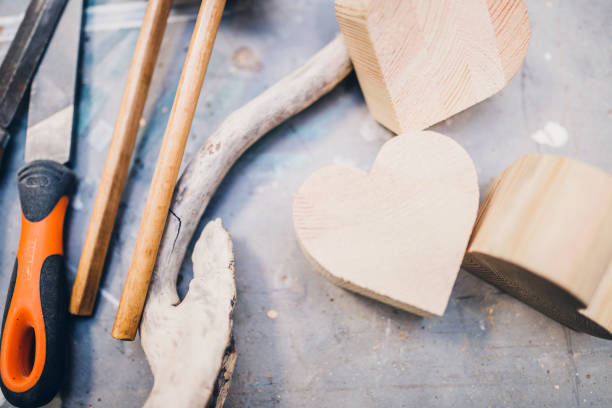 istock Carpentry workshop - professional woodworking and crafting 1177381662