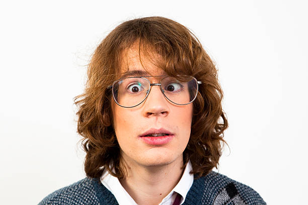 istock Cross eyed geek 117738523