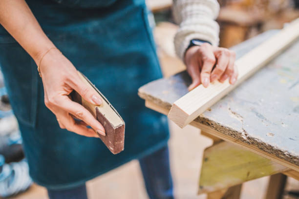 istock Carpentry workshop - professional woodworking and crafting 1177388892