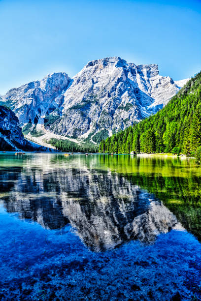 istock La Croda del Becco and Lake Braies 1177389184