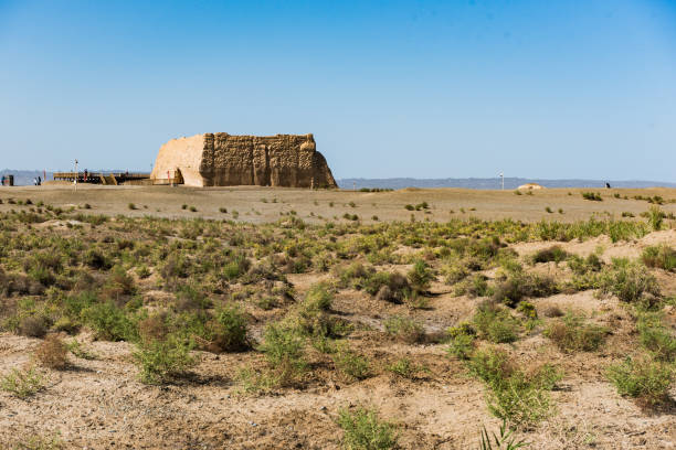 istock A Distant View of the Yumen Pass 1177391651