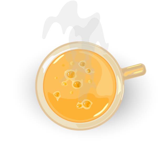 istock Freshly brewed yellow, oolong, fruity or herbal tea in porcelain cup. Hot rich drink with sandthorn 1177391701