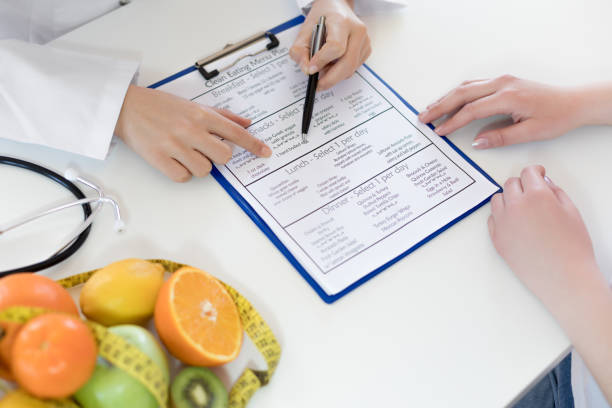 istock Nutritionis and patient discussing diet plan 1177392313