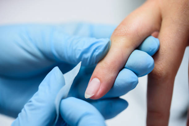 istock Manicure process in beauty salon, close up 1177393575