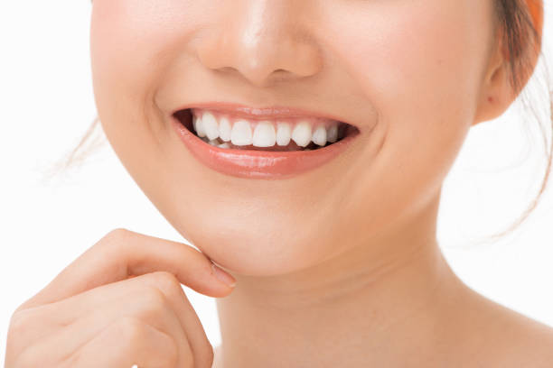 istock Beautiful smile with healthy teeth, close-up 1177396397