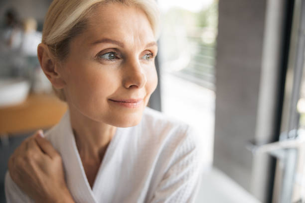 istock Portrait of charming woman that being deep in thoughts 1177403682