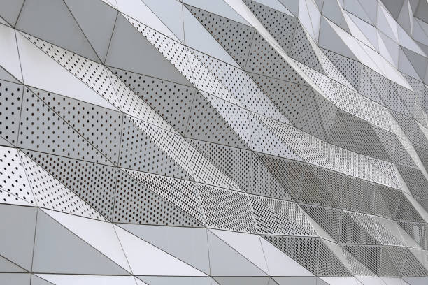 istock Abstract geometric background of the building. Perspective background. 1177404750