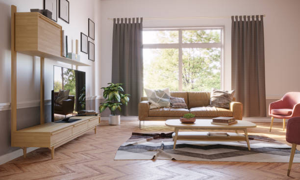 istock Cozy Living Room Interior 1177409641