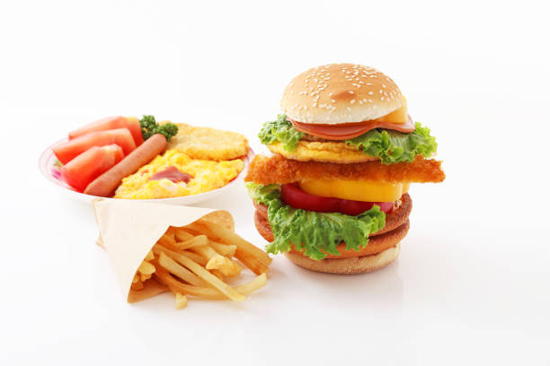 istock Hamburger and french fries 1177415149
