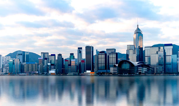 Hong Kong cityscape stock photo