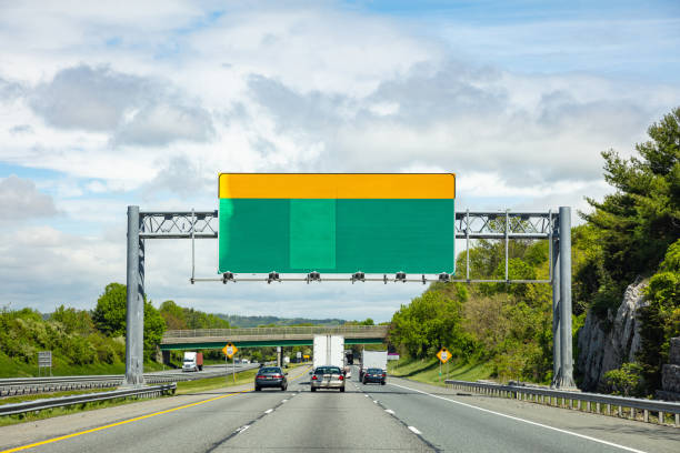 istock Road signs on the highway. Pennsylvania US. 1177417904