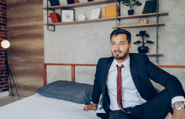 istock Young man on a business trip 1177419540