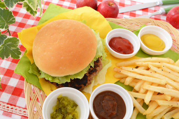 istock Hamburger and french fries 1177419857