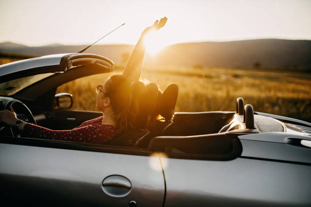 istock Young women traveling by car 1177419938