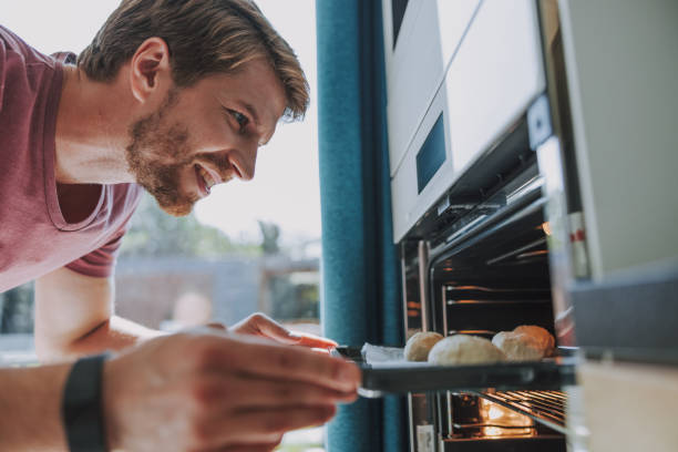 istock Cook being happy baking pastry in the morning 1177421724