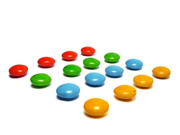 istock Colorful candy isolated on white background 1177423871