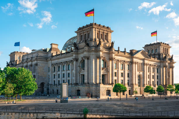 istock Reichstag and government district in Berlin, Germany 1177424798