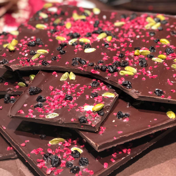 istock Chocolate background. Chocolate Sweets. Chocolate with nuts. Various Chocolates. 1177424870
