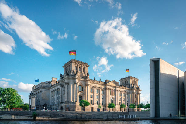 istock Reichstag and government district in Berlin, Germany 1177424911