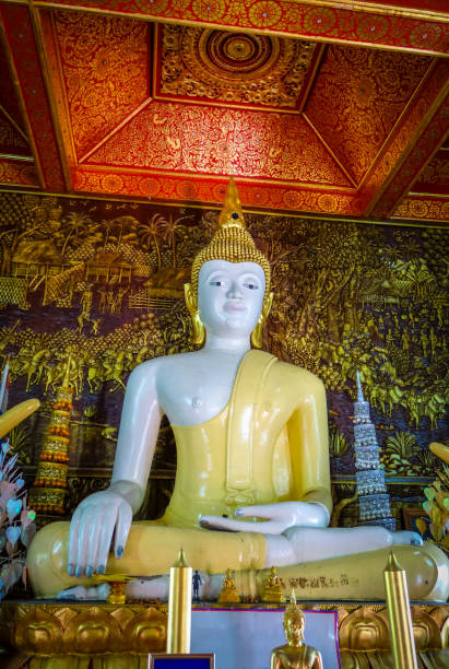 istock Buddha statue, Wat Buppharam temple, Chiang Mai, Thailand 1177425231