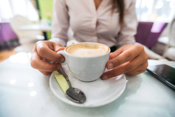 istock Business woman on a coffee break 1177438031