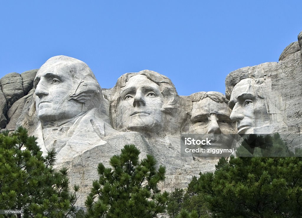 実装 Rushmore - マウントラシュモア国立記念碑のロイヤリティフリーストックフォト