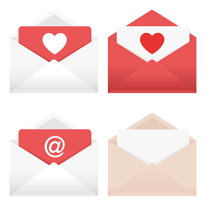 Envelopes Icon Set of in vector.