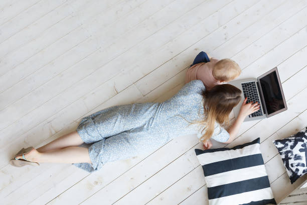 istock Family is resting in cozy home interior 1177443791
