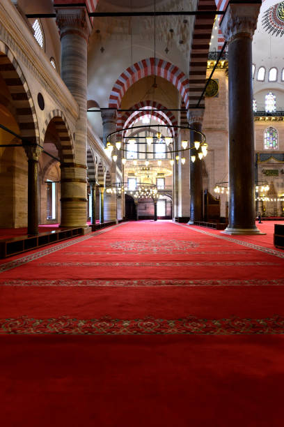 istock Istanbul Suleymaniye Mosque interior view after the restoration 1177448985