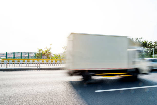 istock Blurred motion traffic on city highway 1177448997