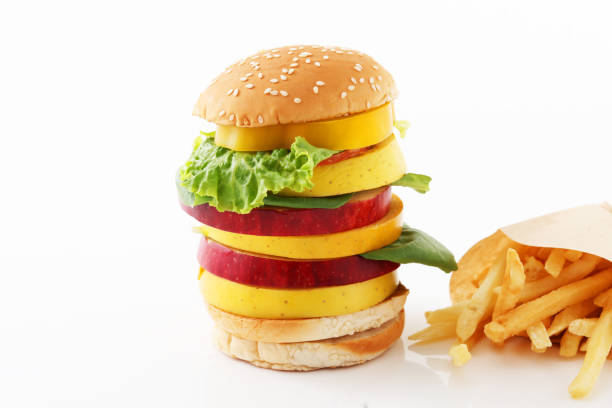 istock Hamburger and french fries 1177451299