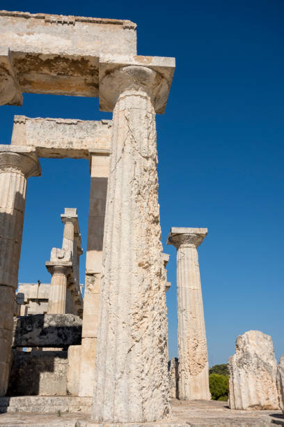 istock Aphaia temple in Egina in Greece 1177452809