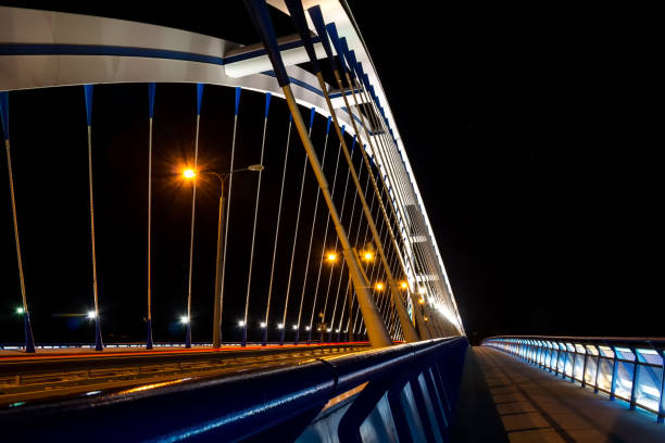 istock Apollo Bridge by night, Bratislava, Slovakia 1177452849