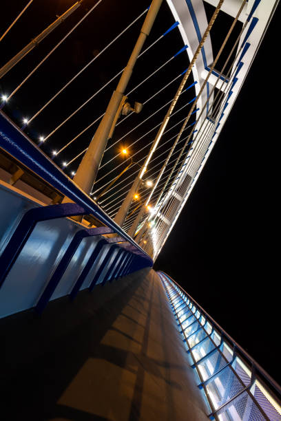 istock Apollo Bridge by night, Bratislava, Slovakia 1177452870