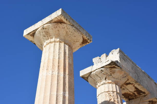 istock Aphaia temple in Egina in Greece 1177452891