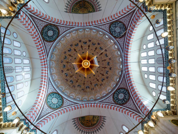 istock Istanbul Suleymaniye Mosque interior view after the restoration 1177453456