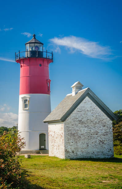 istock Nauset Light and Oil House 1177455589