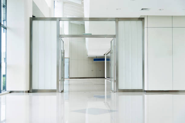 istock Entrance hall in modern office building 1177469147