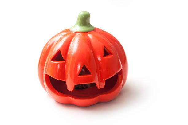 istock decorative pumpkin for halloween on white background 1177471623