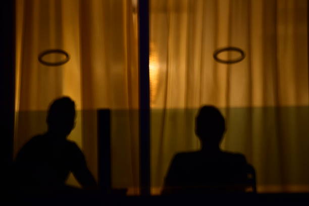 istock A shadow of people sitting on a hotel balcony 1177472816