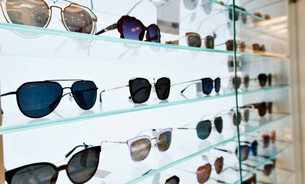 istock Sunglasses in a store rack 1177479061